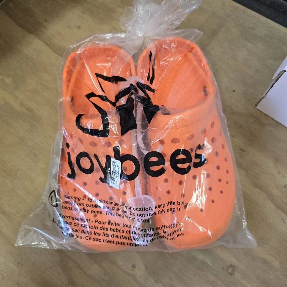 Joybees‎ Men's Active Chance Clogs - Game Day Orange Size 10 NWT